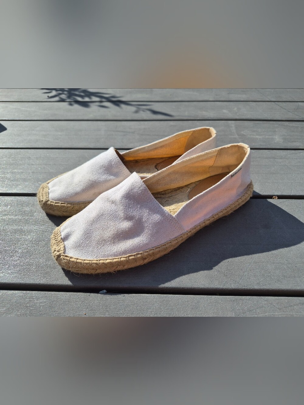 Soludos Dali Espadrille White Size 10